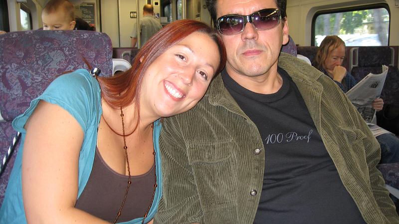 IMG_0602.JPG - We find Kady & Chris on the train!