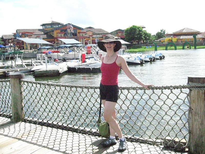 IMG_0518.JPG - Valerie at the pond...
