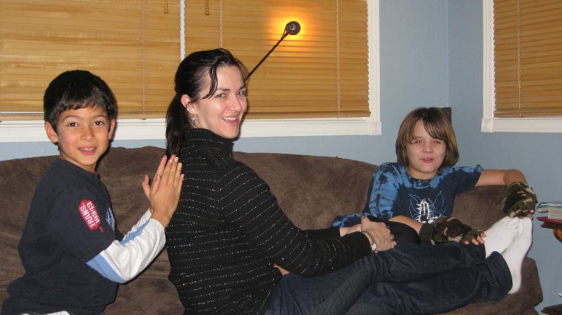 IMG_0927.JPG - Valerie gets a back rub.