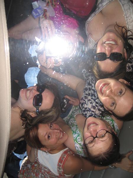 IMG_0748.JPG - Group shot in the mirrored ceiling!