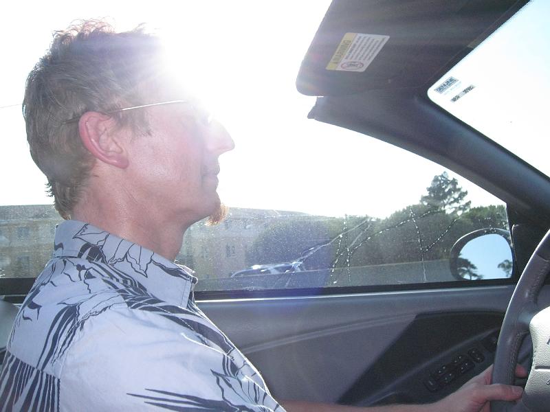 IMG_0301.JPG - Crusin' up the 280 in the 'stang